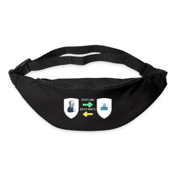 Put;in, Put;out - Gürteltasche - Schwarz - Vorne