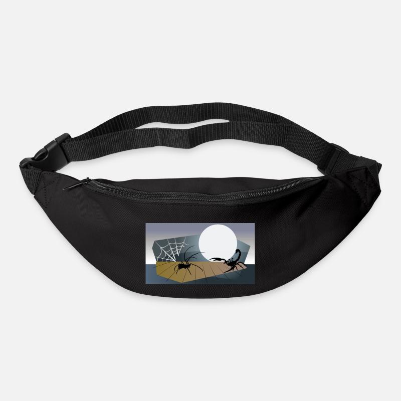 Araignée Scorpion - Sac banane - noir