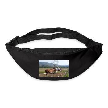 Chevaux - Sac banane - noir - Devant