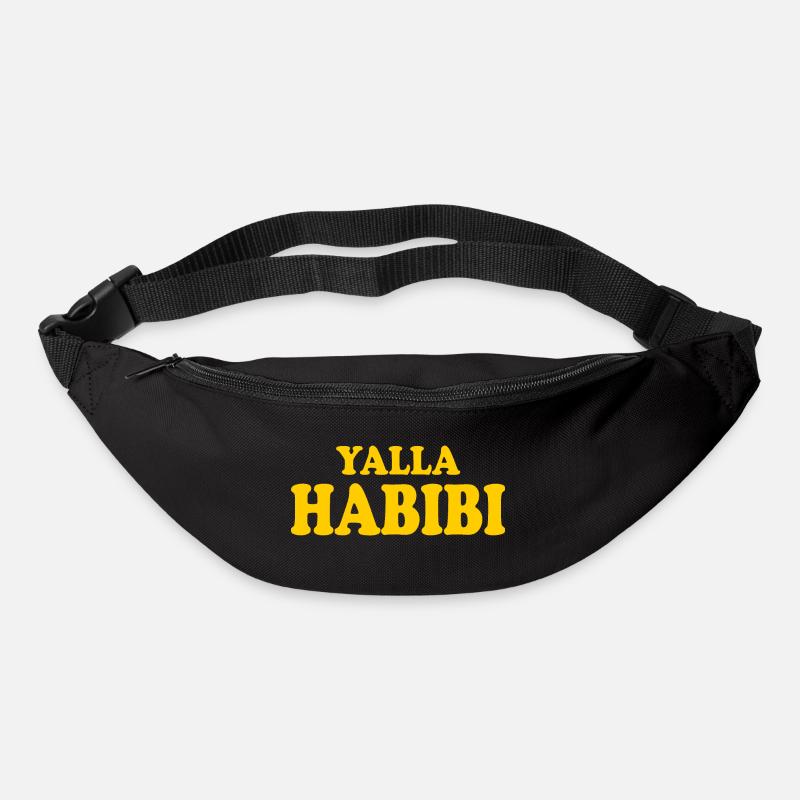 Yalla habibi - Gürteltasche - Schwarz