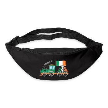 Ireland Flag Football Railway - Bum bag - black - Front