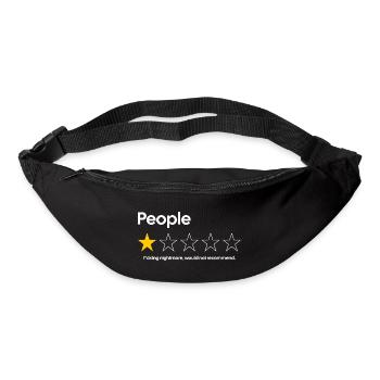 People – 1 Star Review | Nightmare - Bum bag - black - Front