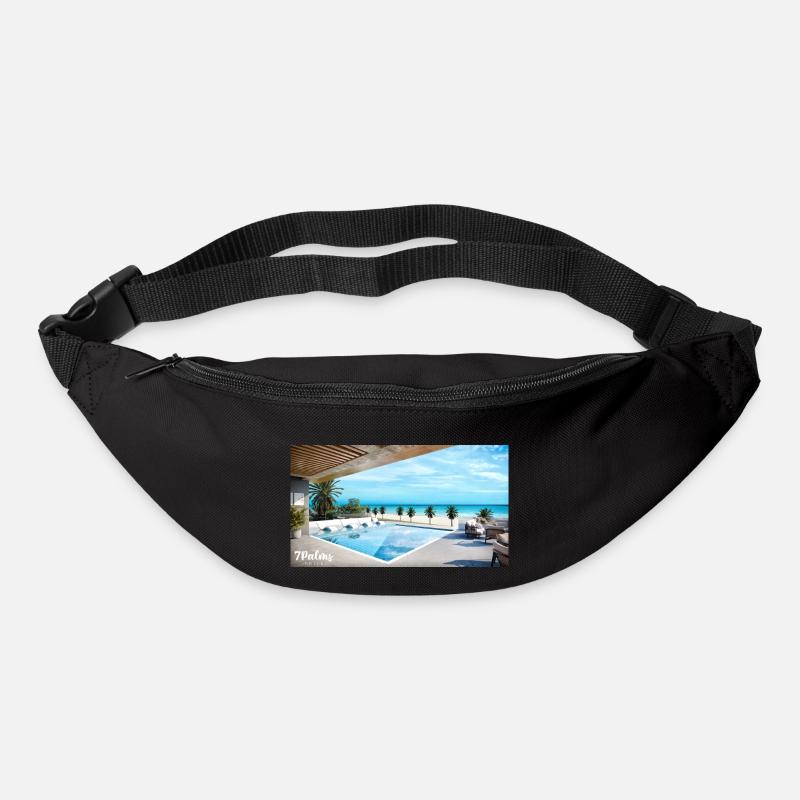 pool and beach - Bum bag - black