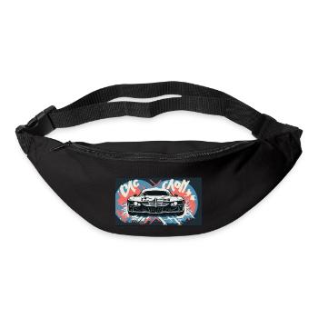 Headlights of a Racecar - Gürteltasche - Schwarz - Vorne