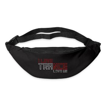 I Love Trance - Gürteltasche - Schwarz - Vorne