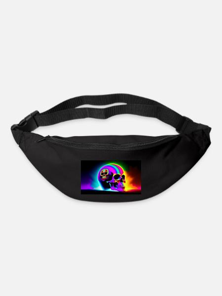 Psy Skull - Bum bag - black