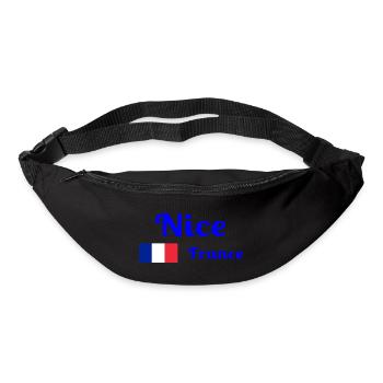 Nice France- Stylish prints - Bum bag - black - Front