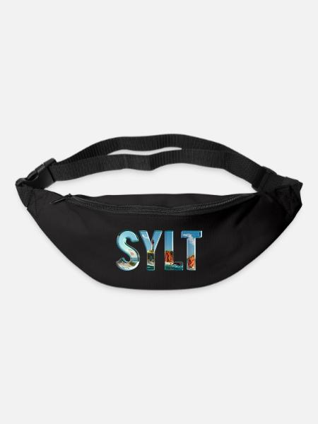SYLT – maritim, elegant, nordisch - Gürteltasche - Schwarz