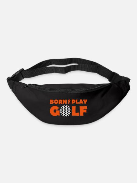 Born to play Golf - Sac banane - noir