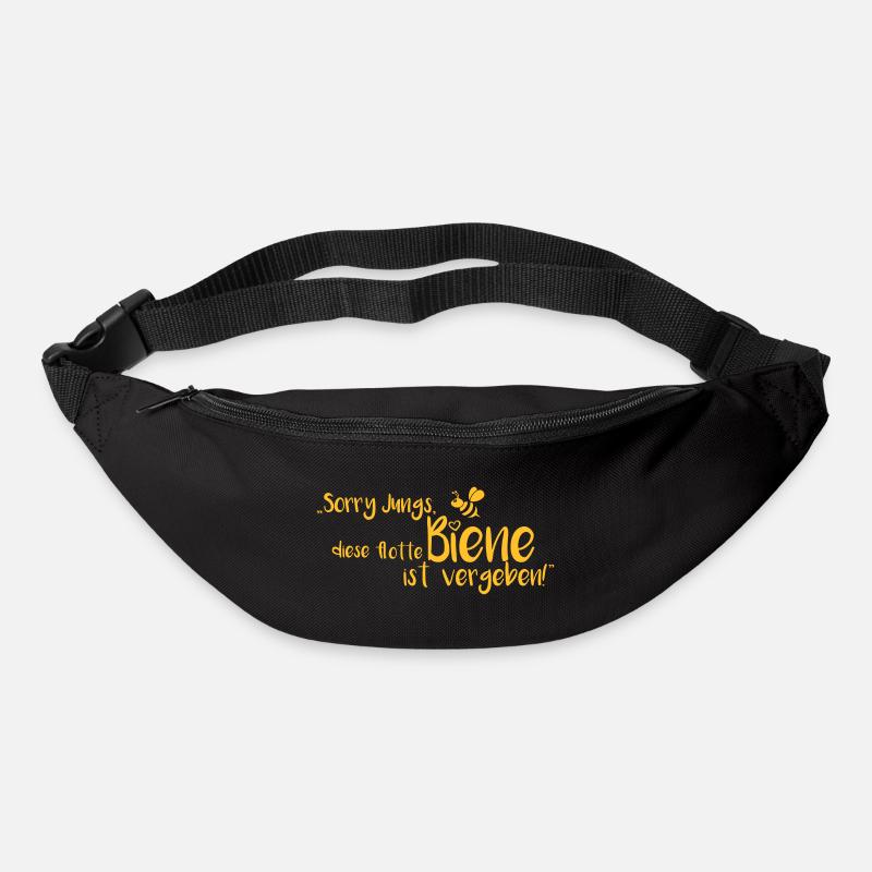 Junggesellenabschied flotte Biene - Gürteltasche - Schwarz