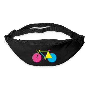 Bicycle art racing bike - Bum bag - black - Front