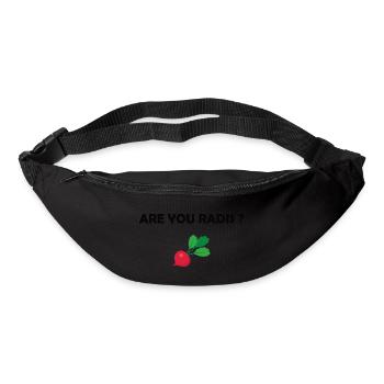 Are you radis ? t-shirt humour cadeau citations - Sac banane - noir - Devant