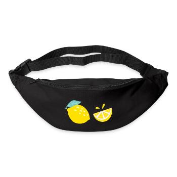 fresh lemons - frische Zitronen - Gürteltasche - Schwarz - Vorne