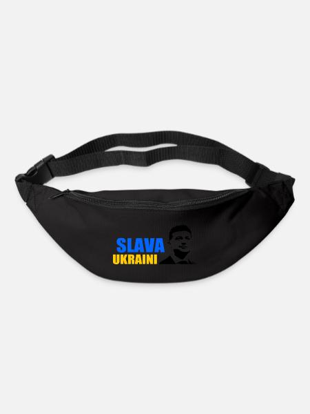 Slava ukraini - Gürteltasche - Schwarz