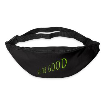 voir la bonne citation - Sac banane - noir - Devant
