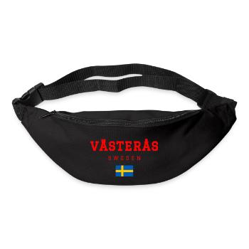 Västeras Schweden - Gürteltasche - Schwarz - Vorne
