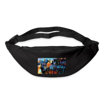The Coffee Bean old van painting - Bum bag - black - Front