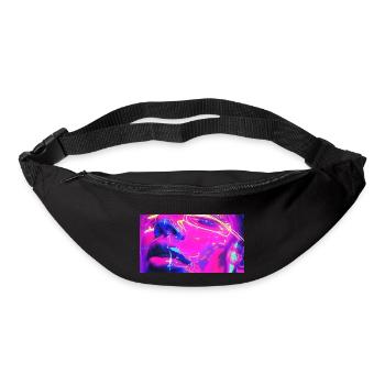 Neo-Expressionist Face - Bum bag - black - Front
