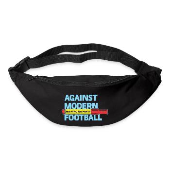 Against Modern Football No Pyro No Party - Bum bag - black - Front