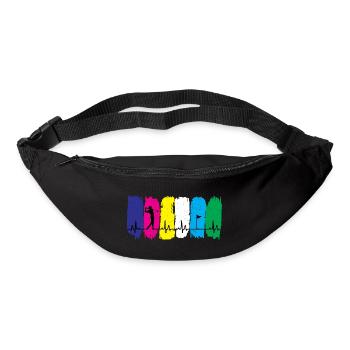 Golf Heartbeat - Bum bag - black - Front