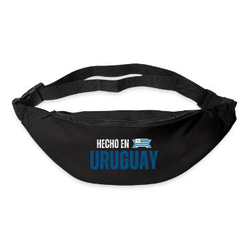 Fabriqué en Uruguay, fierté uruguayenne - Sac banane - noir - Devant