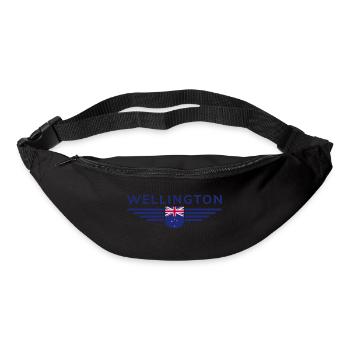 T-shirt Wellington pour les fans néo-zélandais - Sac banane - noir - Devant
