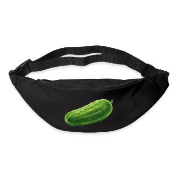 Concombre - Sac banane - noir - Devant
