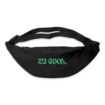 Birthday Design: Too Cool To Be Old. - Bum bag - black - Front