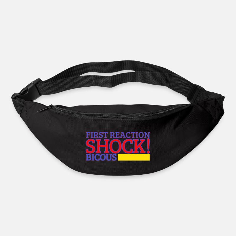 Erste Reaktion Schock - Gürteltasche - Schwarz