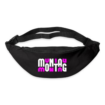 Monday White/Pink - Bum bag - black - Front