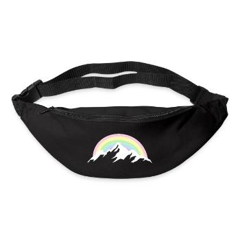 Mountain Rainbow Nature Lover - Bum bag - black - Front