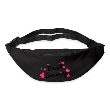 Braut Security - Gürteltasche - Schwarz - Vorne
