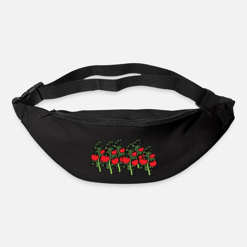 Tomatoes on the bush. Gift - Bum bag - black
