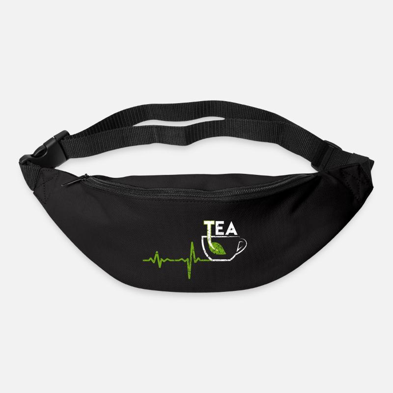 Heartbeat tea gift - Bum bag - black