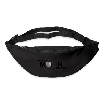 To the Moon and back - Bum bag - black - Front