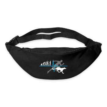 Canicross Entwicklung Hund Agility Zughundesport - Gürteltasche - Schwarz - Vorne