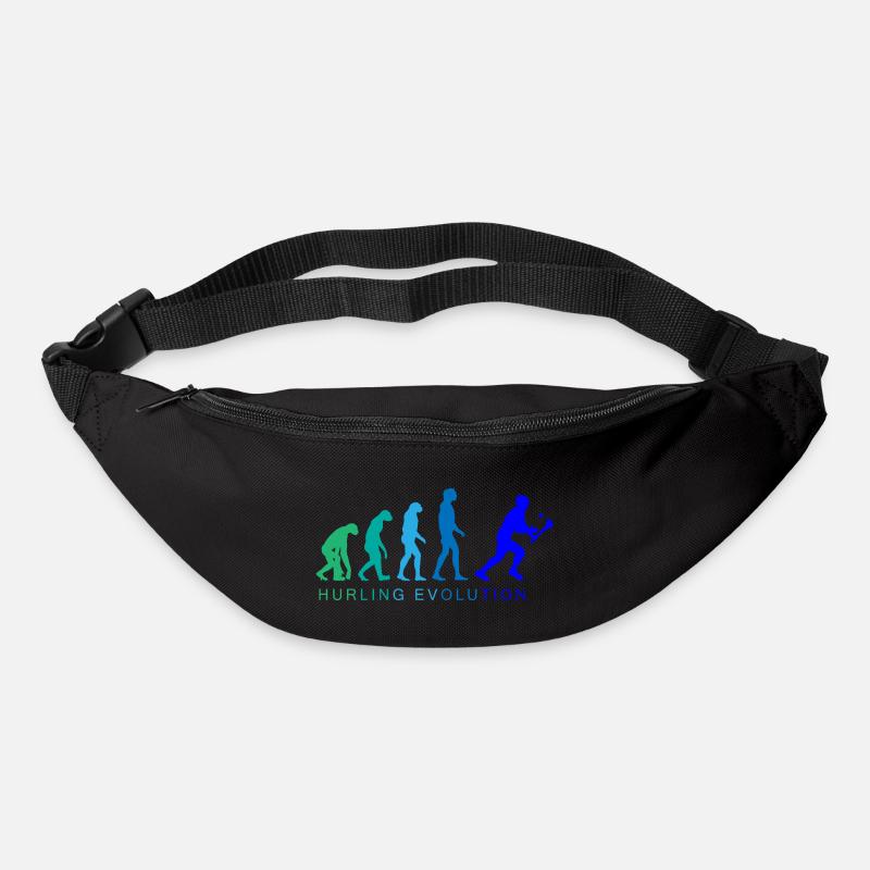 L’évolution du hurling - Sac banane - noir