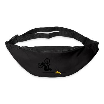 Radfahrer, Bananenschale, Radsport Rennrad Fahrrad - Gürteltasche - Schwarz - Vorne