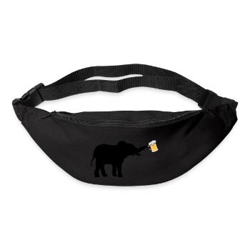 Beer Jug Elephant cool - Bum bag - black - Front
