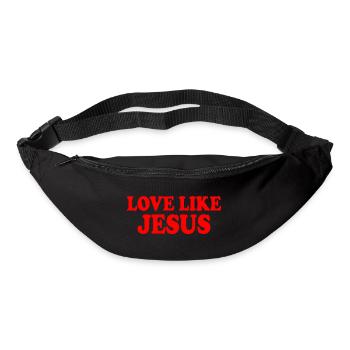 Love like jesus - Gürteltasche - Schwarz - Vorne