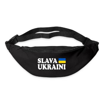 Slava ukraini - Sac banane - noir - Devant