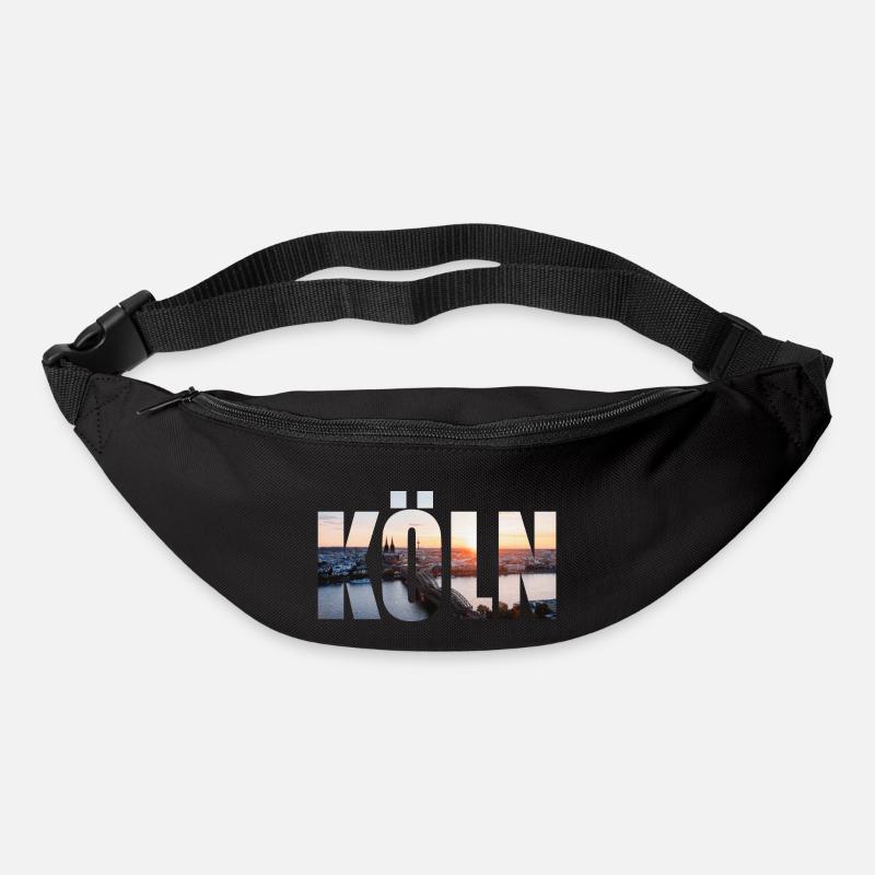 KÖLN SKYLINE - Gürteltasche - Schwarz