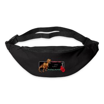 Dino Boxer T-Rex - Gürteltasche - Schwarz - Vorne