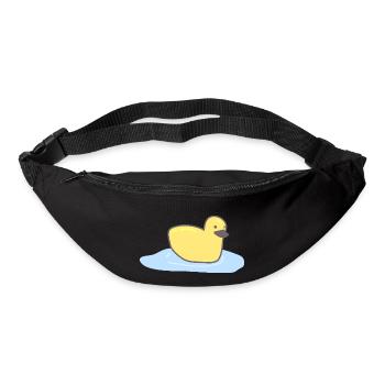 Bébé canard - Sac banane - noir - Devant