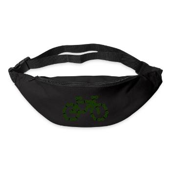 bicyclette - Sac banane - noir - Devant