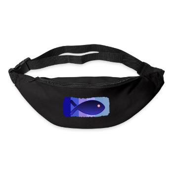 SARDINE. FISH. APRIL FOOL. EASTER. SEA - Bum bag - black - Front