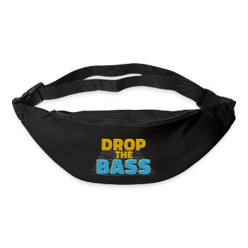 Drop the Bass Music Lover Statement - Bum bag - black - Front