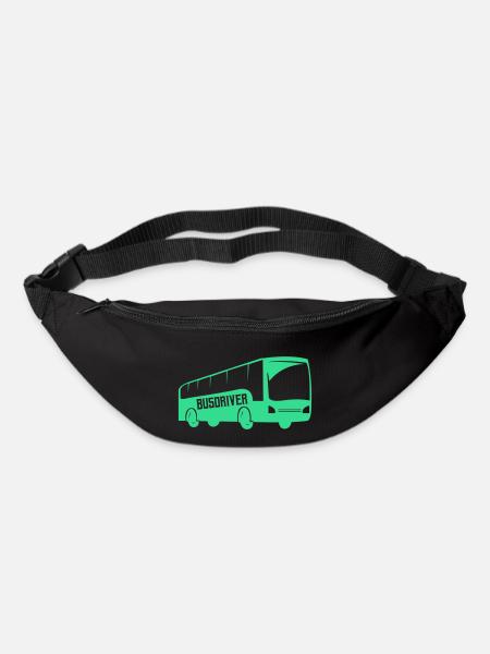 bus busfahren 1 - Gürteltasche - Schwarz