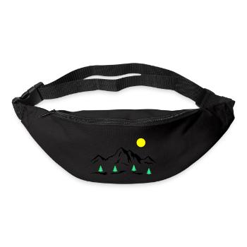 Mountains - Bum bag - black - Front