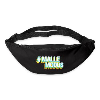 #MALLEMODUS Blau/Orange - Gürteltasche - Schwarz - Vorne